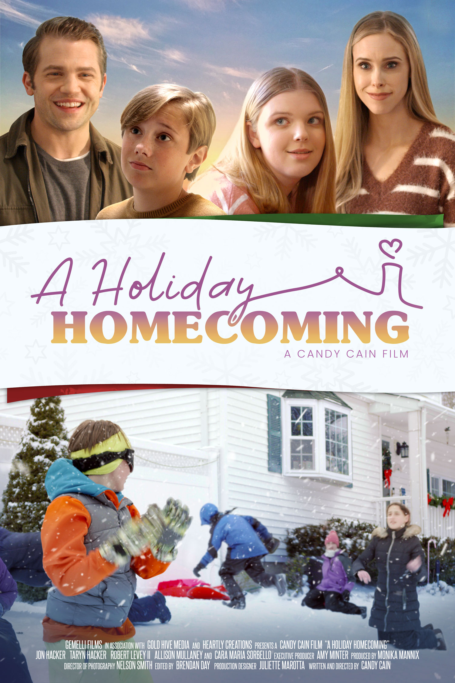 A Holiday Homecoming (2021) постер